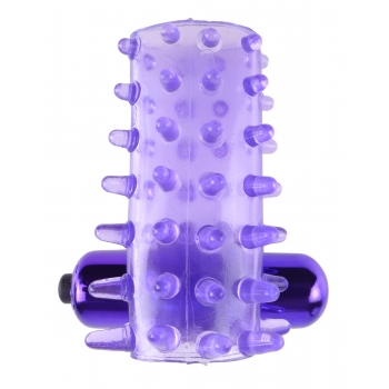 Fantasy C-ringz Purple Vibrating Super Sleeve