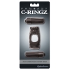 Fantasy C-Ringz Black Duo-Vibrating Super Cock Ring