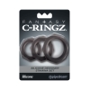 Fantasy C-Ringz Black Silicone Designer Cock Ring Stamina Set