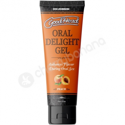 Goodhead Oral Delight Gel Peach Flavoured 113g Goodhead Oral Delight Gel Peach Flavoured 113g
