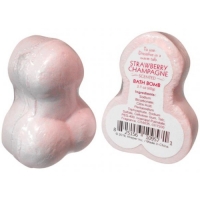 Naughty Penis Shaped Bath Bomb Strawberry Champagne Scented