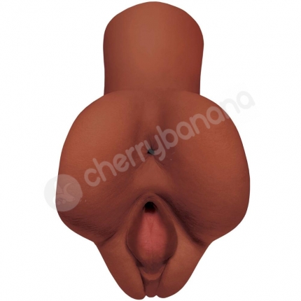 PDX Plus Pick Your Pleasure Doubles Holes Stroker - Brown