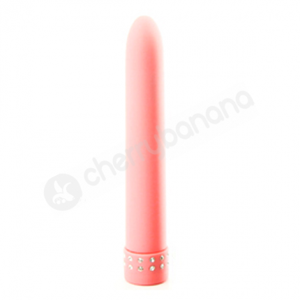 Diamond Silk Pink 7" Vibrator