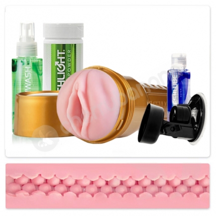Fleshlight Pink Lady Stamina Training Unit Masturbator Value Pack Fleshlight Pink Lady Stamina Training Unit Masturbator Value Pack