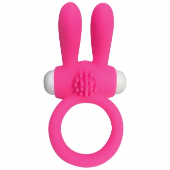 Cherry Banana Pink Twin Teaser Vibrating Cock Ring