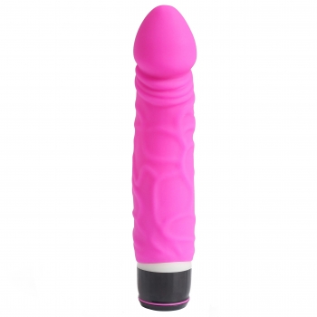 Cherry Banana Pink Realistic Silicone 7 Function Vibrator