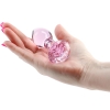 Crystal Gem Pink Glass 2.8" Butt Plug