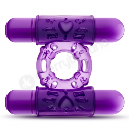 Play With Me Purple Double Play Cock Ring Play With Me Purple Double Play Cock Ring