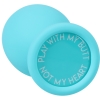 A-Play Teal Silicone Anal Trainer 3 Piece Set With Fun Flared Base
