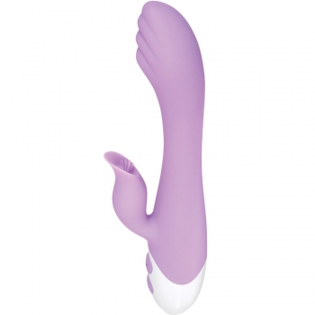 Evolved Pleasing Petal Rabbit Dual Stimulation Vibrator With Tickling Tongue