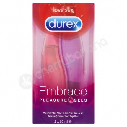 Durex Embrace Pleasure Gels 2 x 60ml