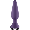 Satisfyer Plug-ilicious 1 Purple 5.3" Vibrating Silicone Butt Plug