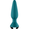 Satisfyer Plug-Ilicious 1 Green 5.3" Vibrating Silicone Butt Plug