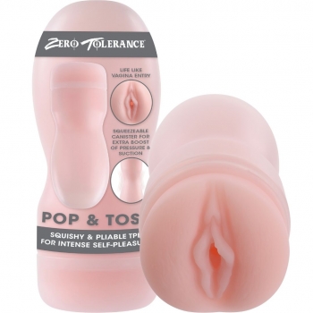 Zero Tolerance Pop & Toss Squeezable Vagina Entry Stroker