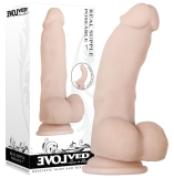 Evolved Real Supple Poseable 7'' Flesh Dildo