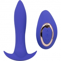 Nu Sensuelle Ultra Violet 4.5" Power Vibrating Butt Plug with Vibrating Remote Control