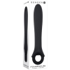 Gender X Powerhouse Black Extremely Powerful Vibrator With Wavy Texture Shaft