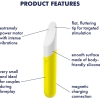 Satisfyer Ultra Power Bullet 7 Yellow Curved Tip Clit Vibrator
