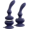 3some Wall Banger P-spot Blue Vibrating Anal Prostate Massager With Suction Cup Base & R/C