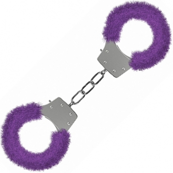 Ouch Purple Pleasure Furry Handcuffs