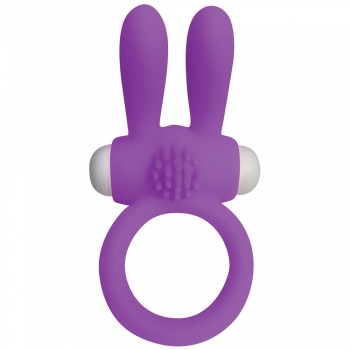 Cherry Banana Purple Twin Teaser Vibrating Cock Ring