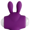 Cherry Banana Purple Rabbit Vibrating Cock & Balls Ring