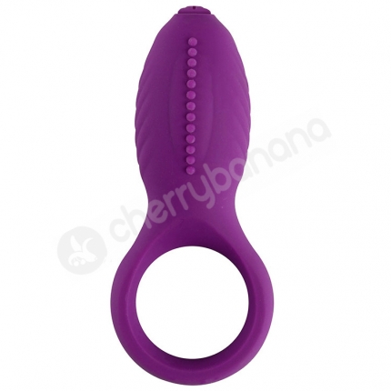 Cherry Banana Purple Rocket Vibrating Cock Ring