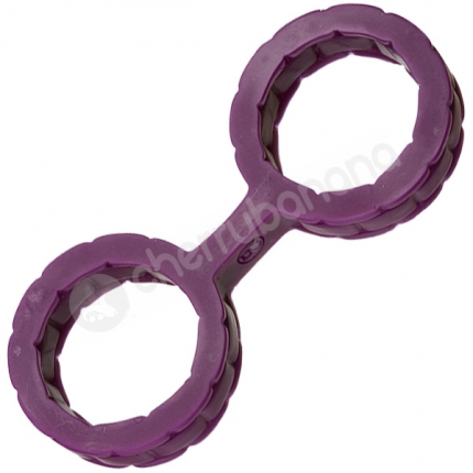 Japanese Style Purple Small Bondage Silicone Cuffs