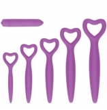 Ouch Silicone Vaginal Dilators With Bullet Vibe 6 Piece Set