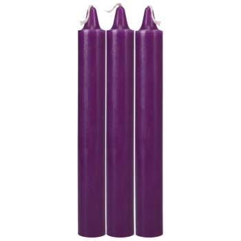 Doc Johnson Japanese Drip Candles Purple 3 Pack