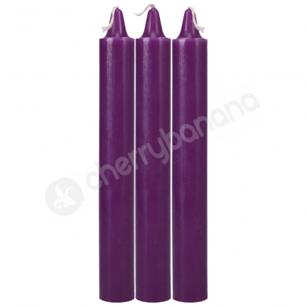 Doc Johnson Japanese Drip Candles Purple 3 Pack Doc Johnson Japanese Drip Candles Purple 3 Pack