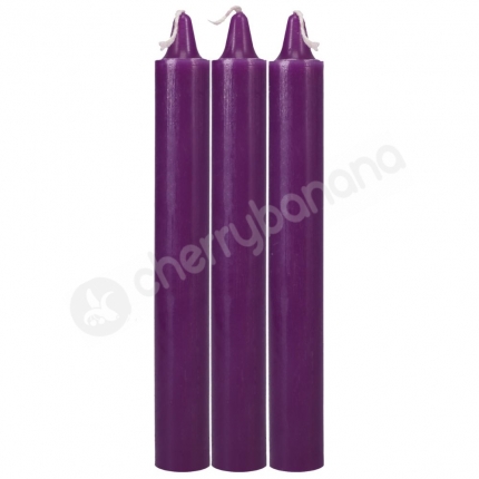 Doc Johnson Japanese Drip Candles Purple 3 Pack