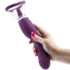 Inya Triple Delight Purple 3 In 1 Vibrator With Tongue Stimulator & Suction Cups