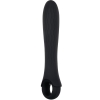 Gender X Powerhouse Black Extremely Powerful Vibrator With Wavy Texture Shaft