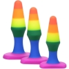 Frisky Rainbow Ready Anal Trainer 3 Piece Plug Set