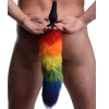 Tailz Rainbow Tail Silicone 3.75" Butt Plug