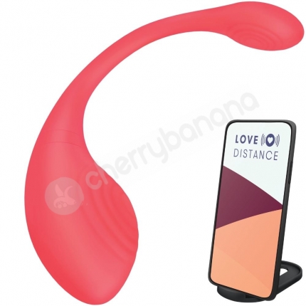 Love Distance Range Orange App-Controlled Love Egg Vibrator