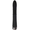 Evolved Rapid Rabbit Black Powerful Thrusting Vibrator With Clitoral Stimulation