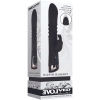 Evolved Rapid Rabbit Black Powerful Thrusting Vibrator With Clitoral Stimulation