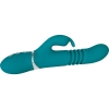 Adam & Eve Eve's Rechargeable Thrusting Green Rabbit Vibrator