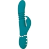 Adam & Eve Eve's Rechargeable Thrusting Green Rabbit Vibrator