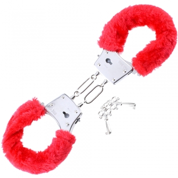 Fetish Fantasy Series Red Beginner's Furry Cuffs