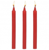 Master Series Fire Sticks Red Fetish Drip Candles 3 Pack