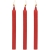 Master Series Fire Sticks Red Fetish Drip Candles 3 Pack
