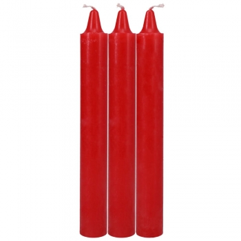 Doc Johnson Japanese Drip Candles Red 3 Pack