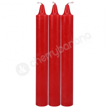 Doc Johnson Japanese Drip Candles Red 3 Pack Doc Johnson Japanese Drip Candles Red 3 Pack