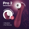 Satisfyer Pro 2 Generation 3 Red Liquid Vibration & Air Pulse