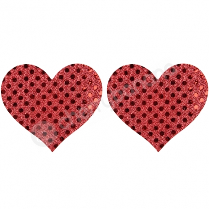 Cherry Banana My Heart Shines For You Red Sequin Nipple Pasties 2 Pack Cherry Banana My Heart Shines For You Red Sequin Nipple Pasties 2 Pack