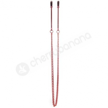 Ouch Pincette Red Nipple Clamps With Chain Ouch Pincette Red Nipple Clamps With Chain
