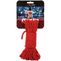 Scandal BDSM Red Silky Shibari Rope 10m